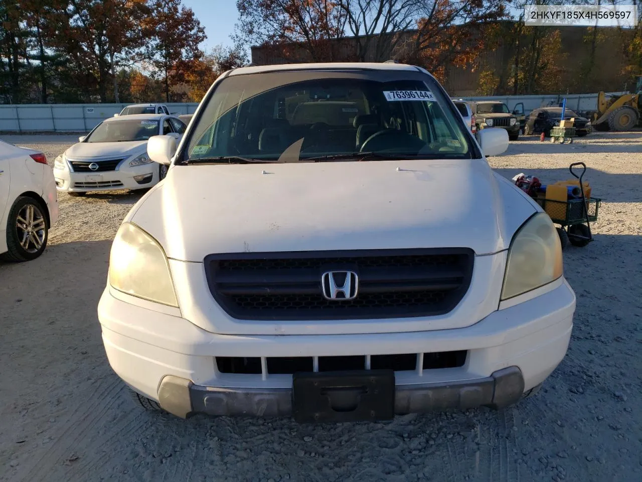 2004 Honda Pilot Exl VIN: 2HKYF185X4H569597 Lot: 76396144