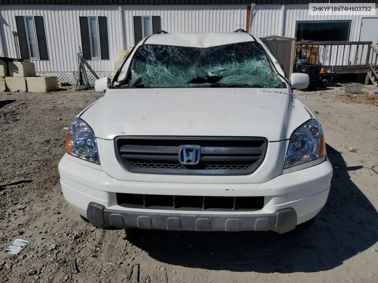 2004 Honda Pilot Exl VIN: 2HKYF18674H603732 Lot: 76716224