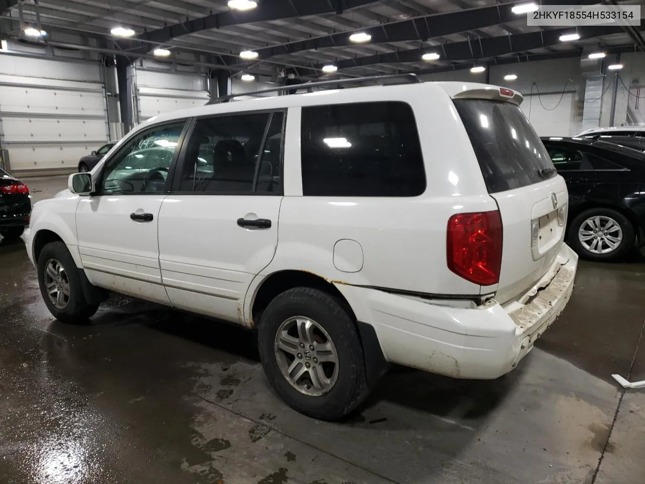 2004 Honda Pilot Exl VIN: 2HKYF18554H533154 Lot: 76885074