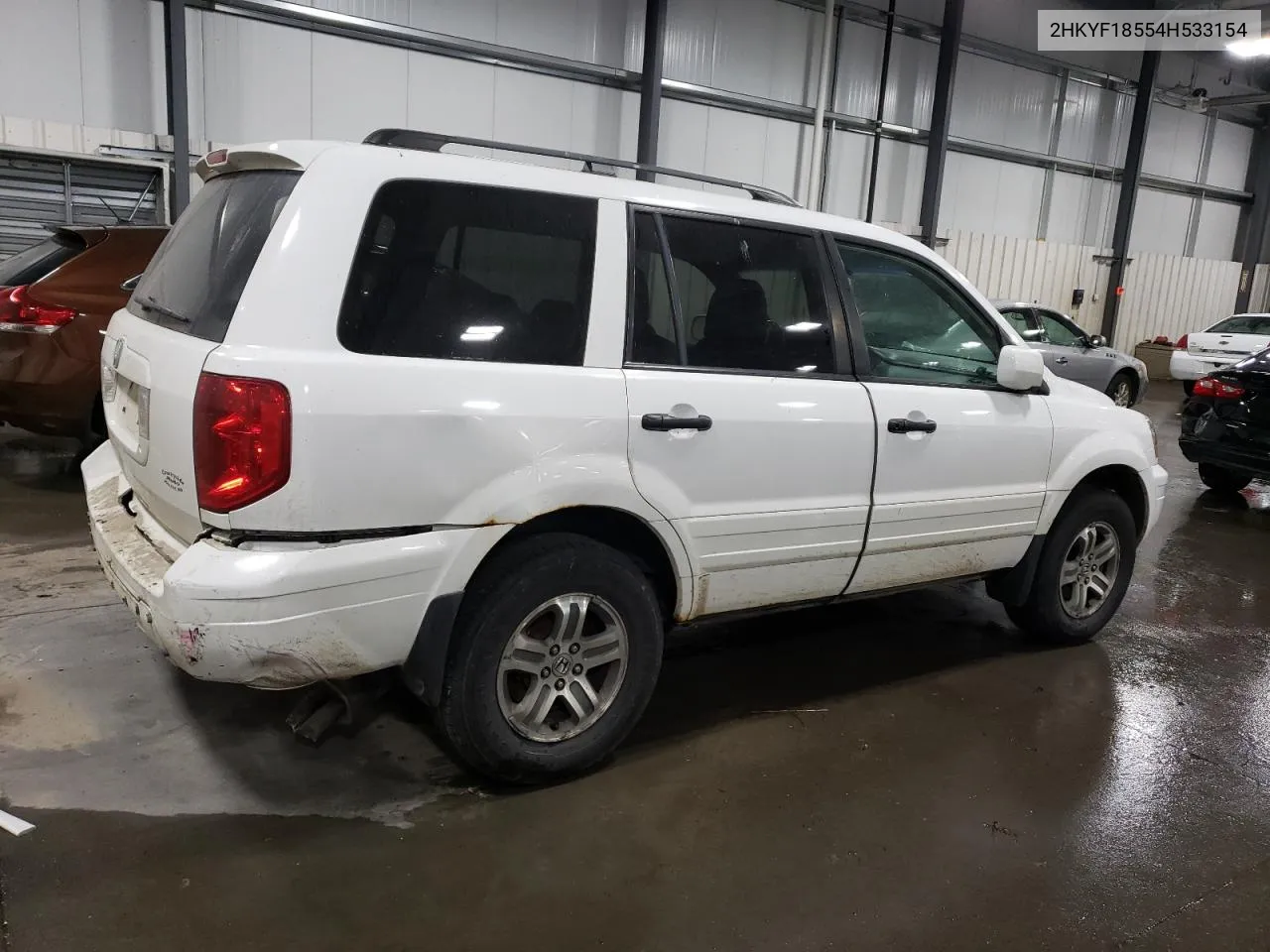 2004 Honda Pilot Exl VIN: 2HKYF18554H533154 Lot: 76885074