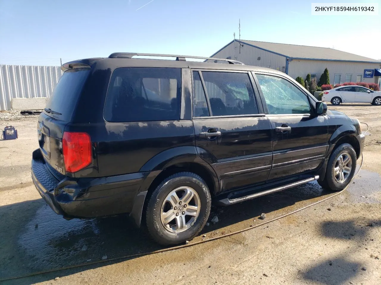 2004 Honda Pilot Exl VIN: 2HKYF18594H619342 Lot: 77005984