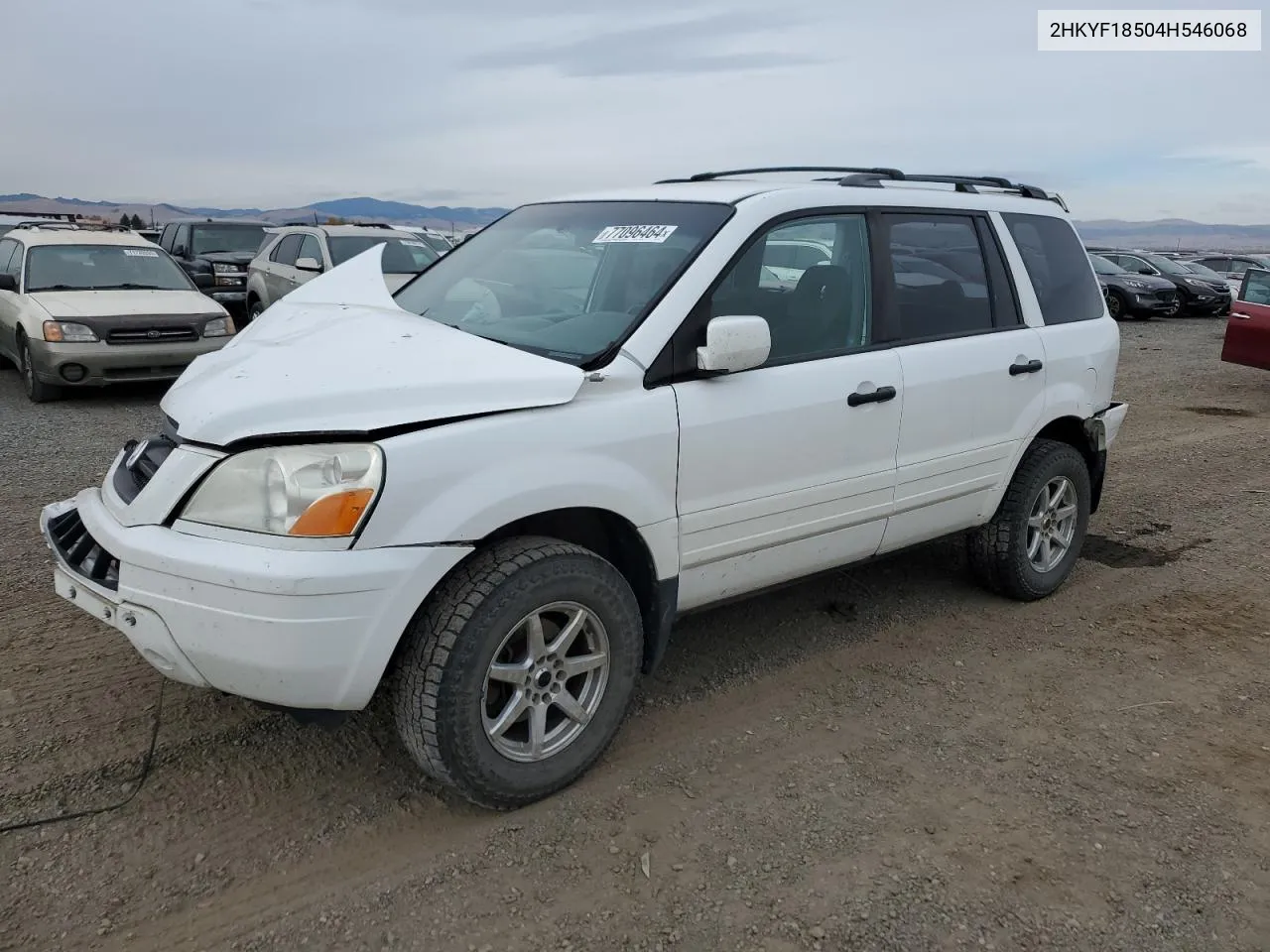 2004 Honda Pilot Exl VIN: 2HKYF18504H546068 Lot: 77096464