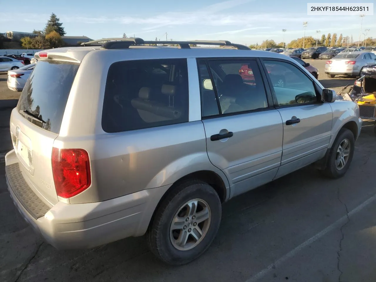 2004 Honda Pilot Exl VIN: 2HKYF18544H623511 Lot: 77389194