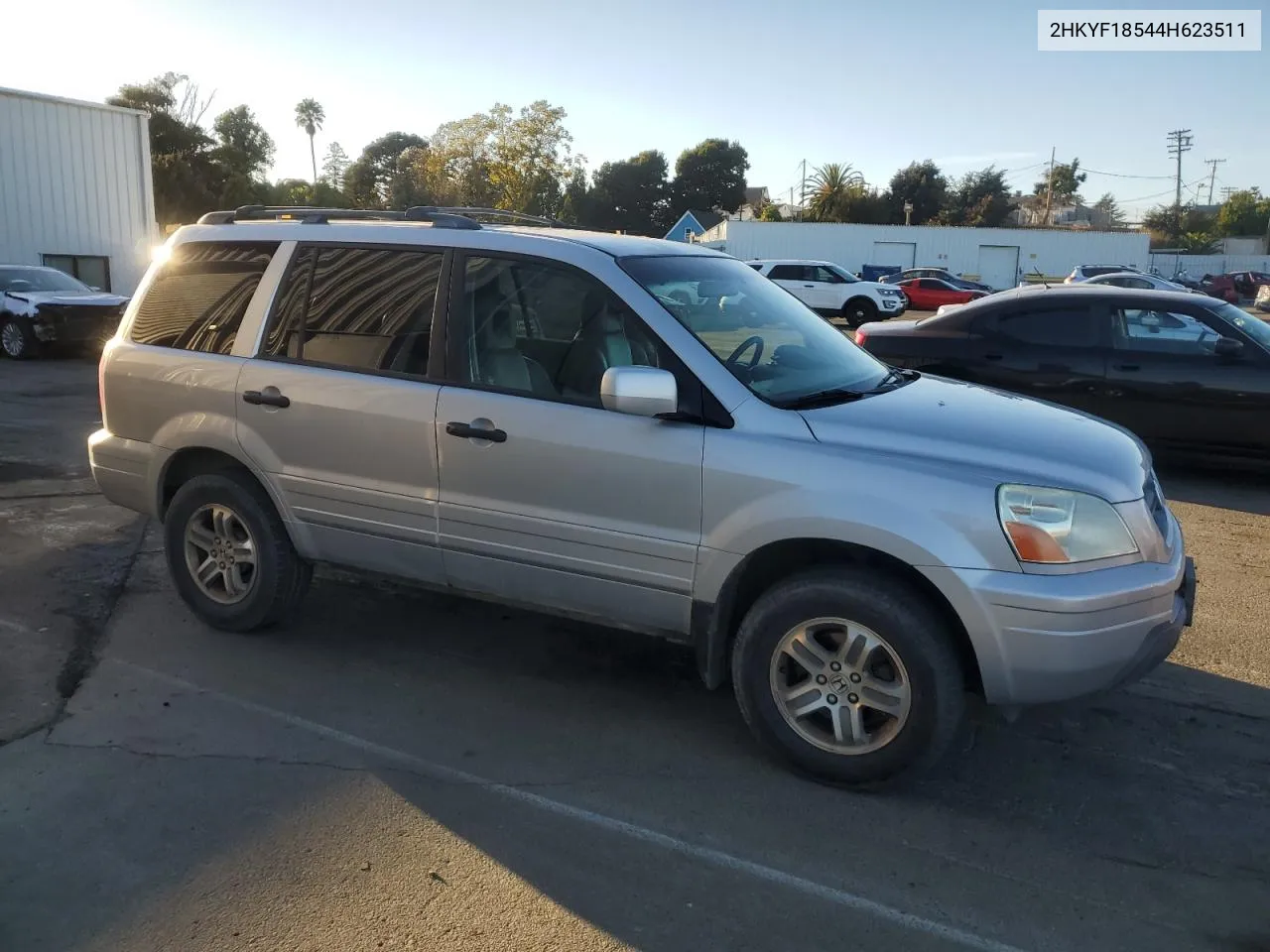 2004 Honda Pilot Exl VIN: 2HKYF18544H623511 Lot: 77389194