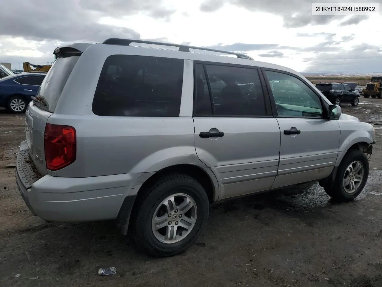 2004 Honda Pilot Ex VIN: 2HKYF18424H588992 Lot: 79046834