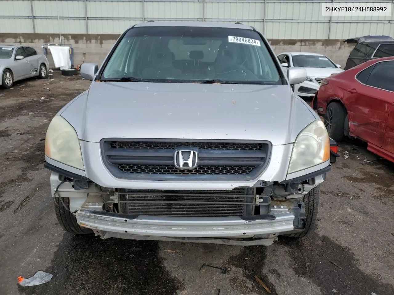 2004 Honda Pilot Ex VIN: 2HKYF18424H588992 Lot: 79046834