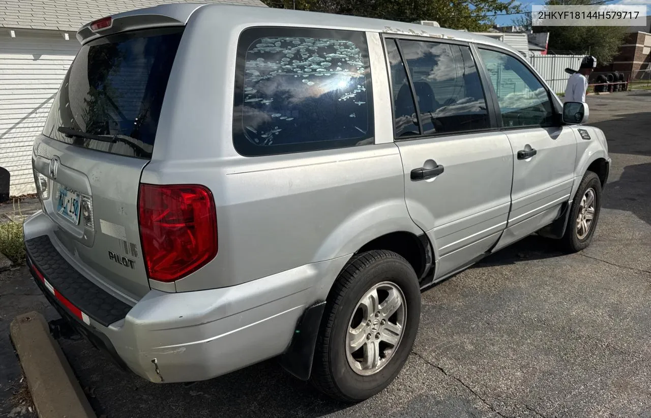 2004 Honda Pilot Lx VIN: 2HKYF18144H579717 Lot: 79723924