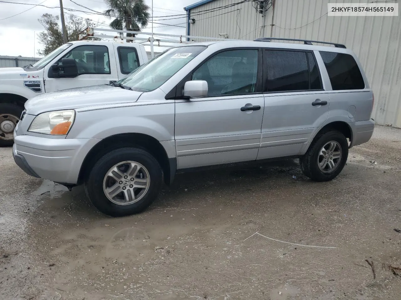 2004 Honda Pilot Exl VIN: 2HKYF18574H565149 Lot: 79758444