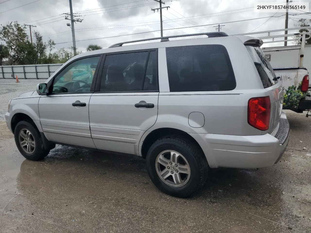 2004 Honda Pilot Exl VIN: 2HKYF18574H565149 Lot: 79758444