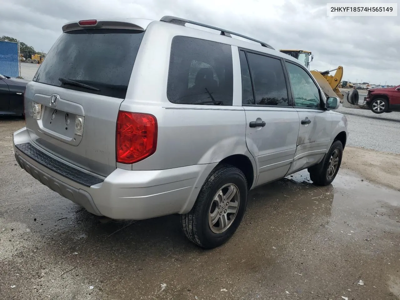 2004 Honda Pilot Exl VIN: 2HKYF18574H565149 Lot: 79758444