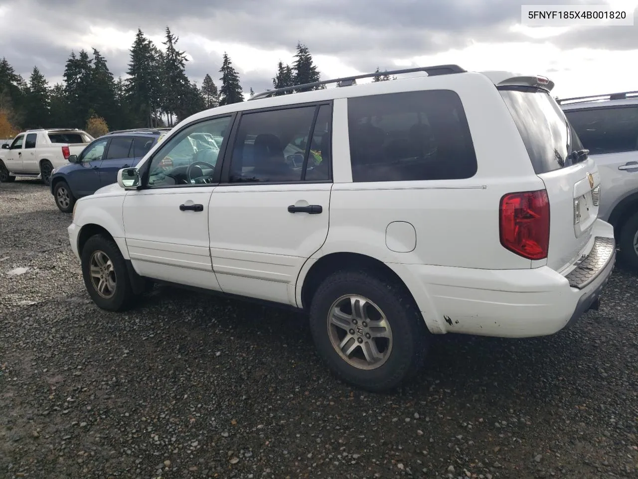 2004 Honda Pilot Exl VIN: 5FNYF185X4B001820 Lot: 80498544