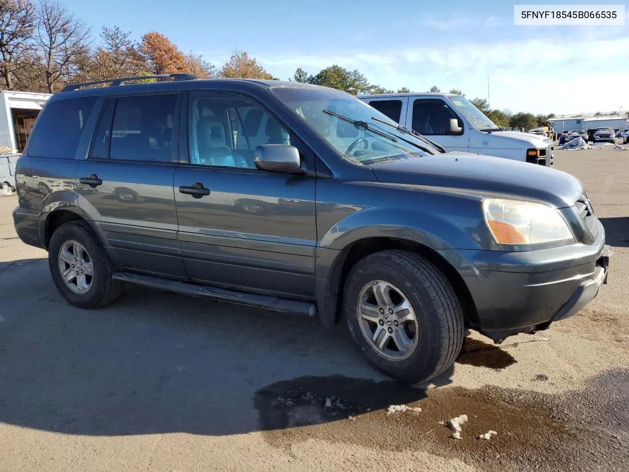 2005 Honda Pilot Exl VIN: 5FNYF18545B066535 Lot: 43264704