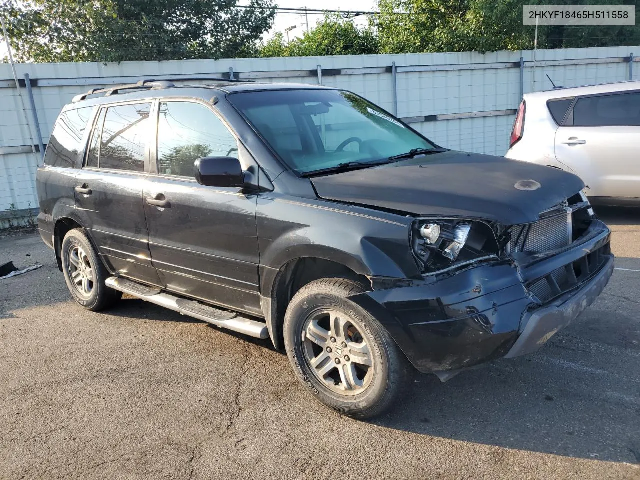 2005 Honda Pilot Ex VIN: 2HKYF18465H511558 Lot: 63986244