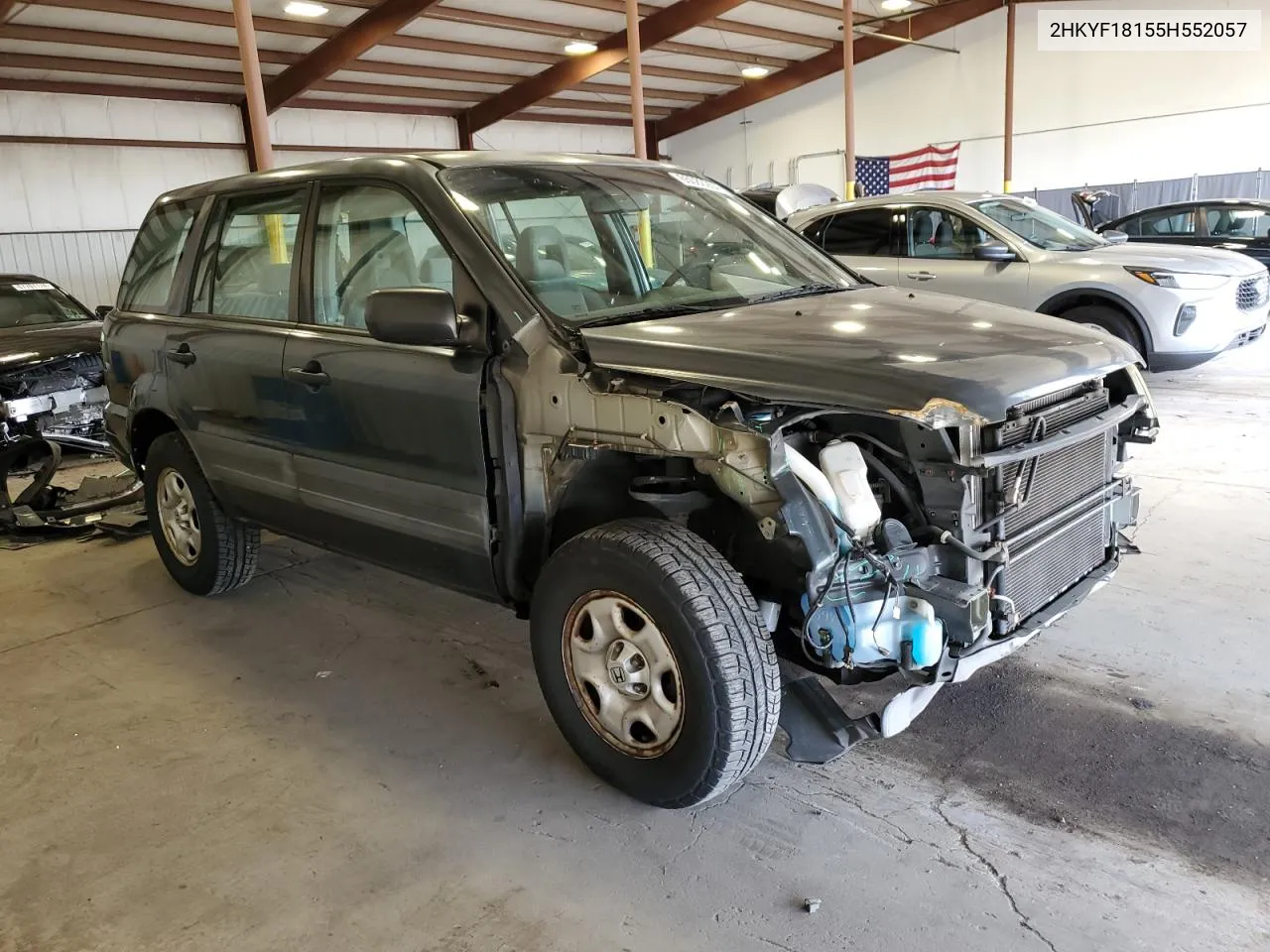 2HKYF18155H552057 2005 Honda Pilot Lx