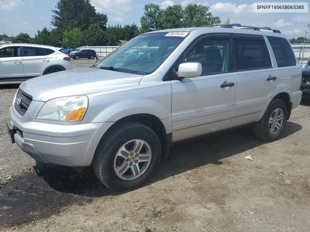 2005 Honda Pilot Exl VIN: 5FNYF18565B065385 Lot: 65639454