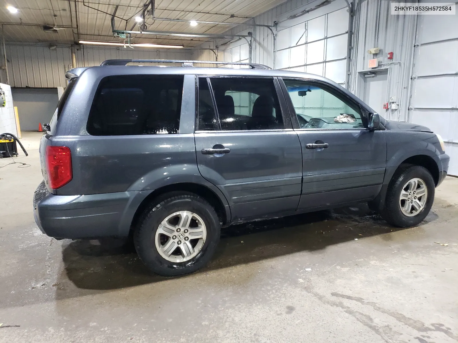 2005 Honda Pilot Exl VIN: 2HKYF18535H572584 Lot: 66656334