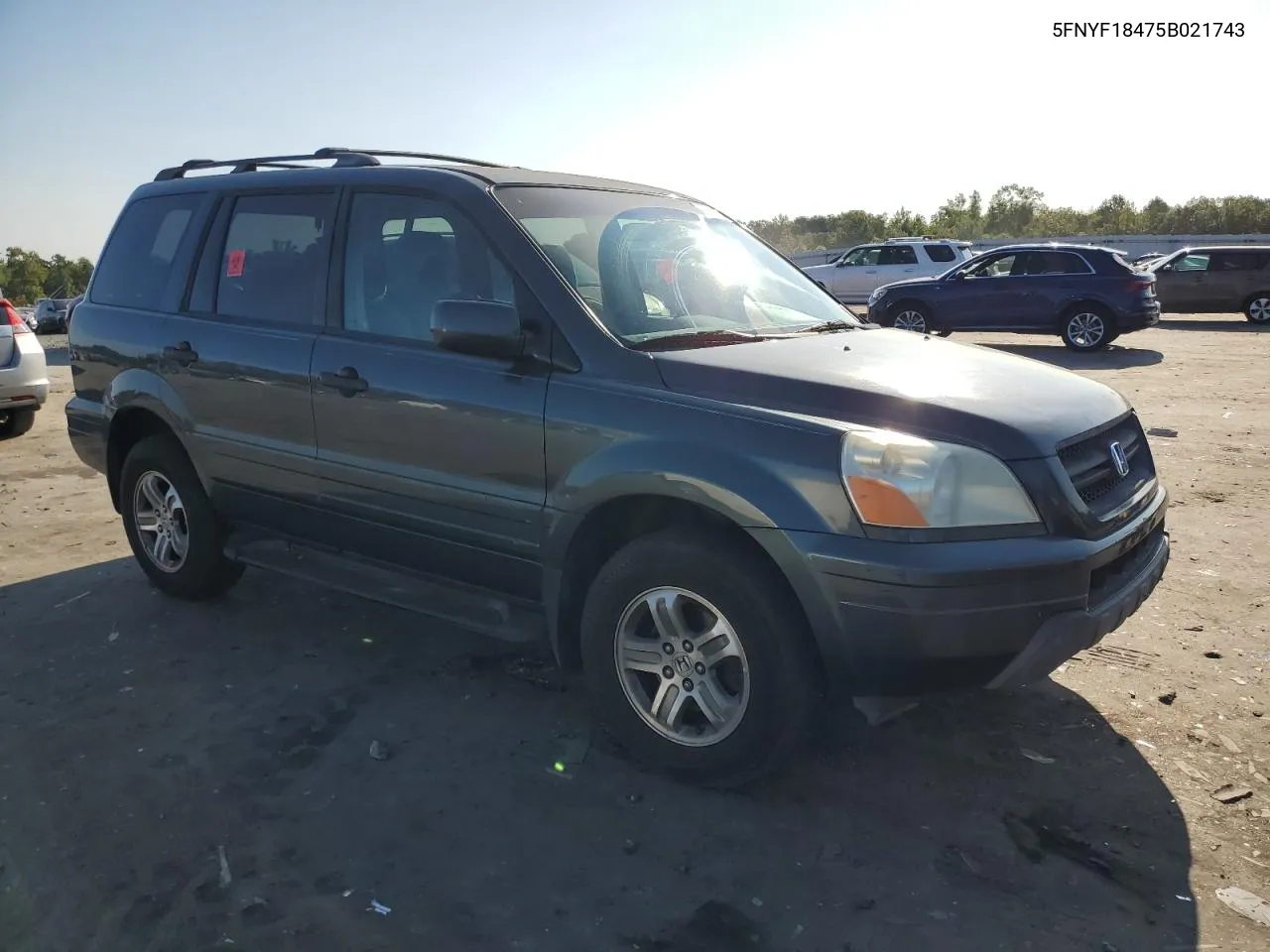 2005 Honda Pilot Ex VIN: 5FNYF18475B021743 Lot: 67348824