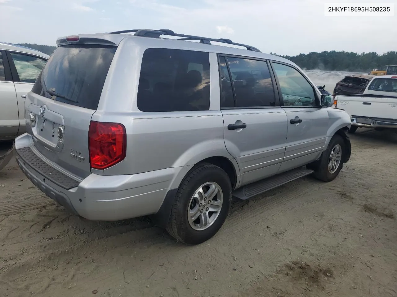 2005 Honda Pilot Exl VIN: 2HKYF18695H508235 Lot: 68688034