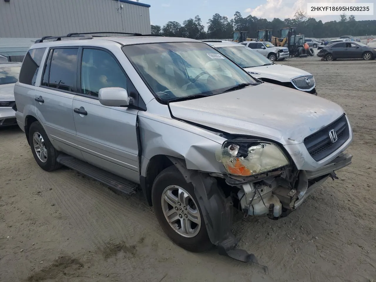 2005 Honda Pilot Exl VIN: 2HKYF18695H508235 Lot: 68688034