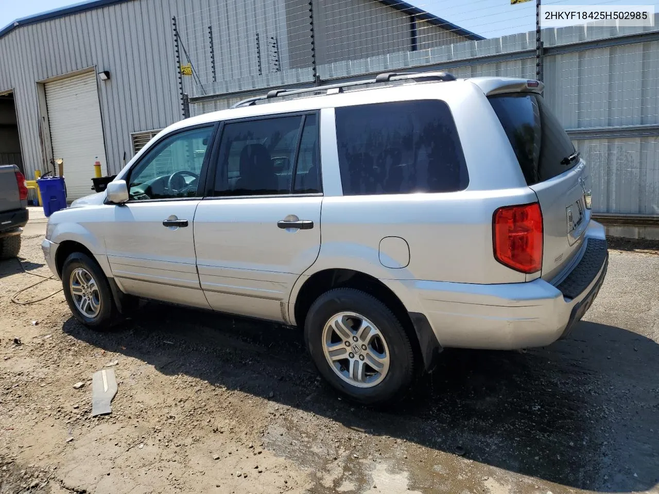 2HKYF18425H502985 2005 Honda Pilot Ex