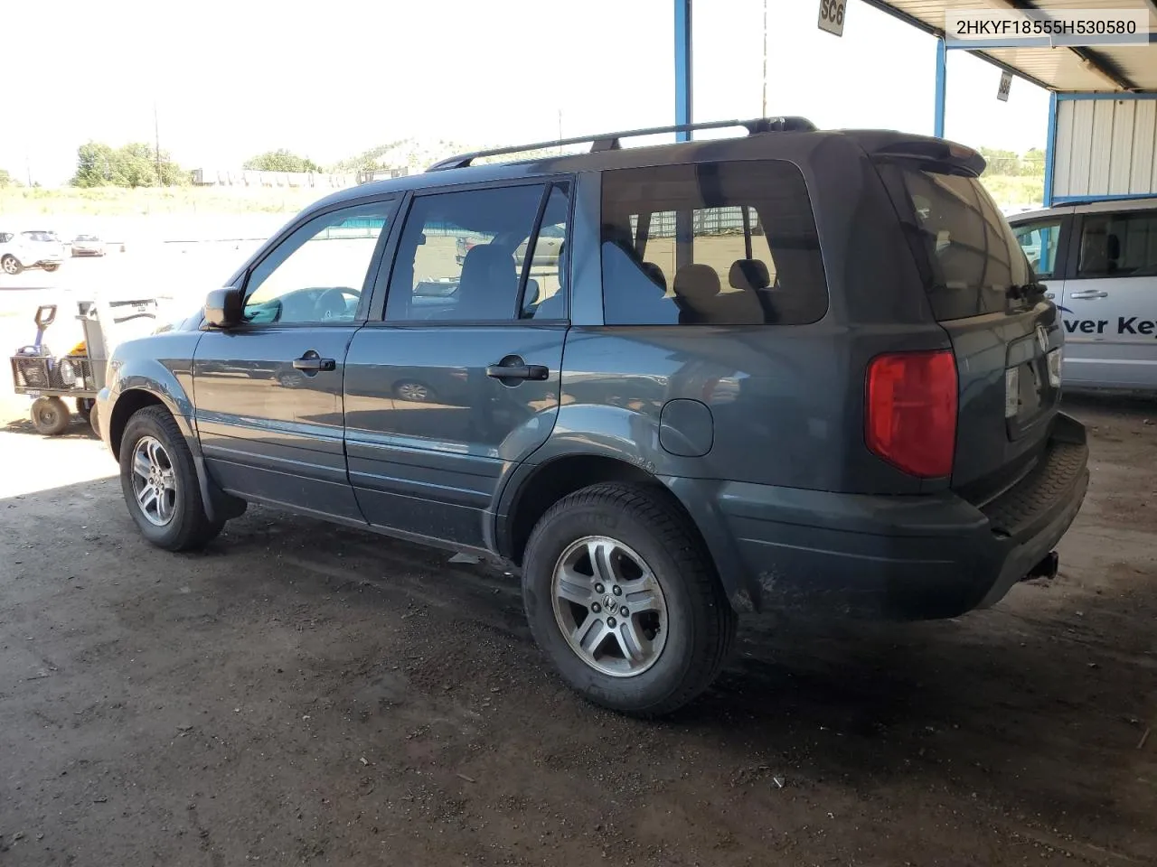 2005 Honda Pilot Exl VIN: 2HKYF18555H530580 Lot: 69019364