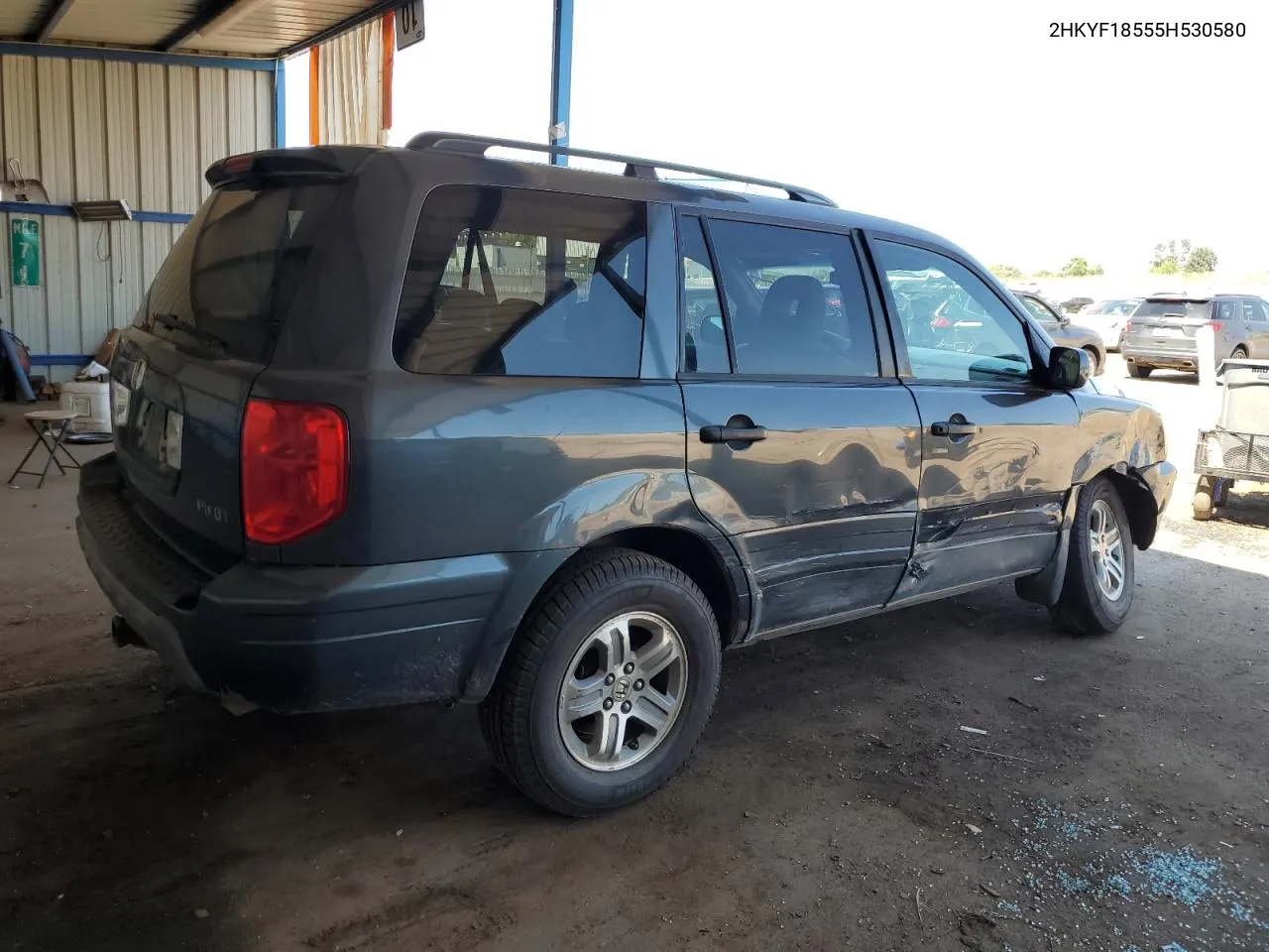 2005 Honda Pilot Exl VIN: 2HKYF18555H530580 Lot: 69019364