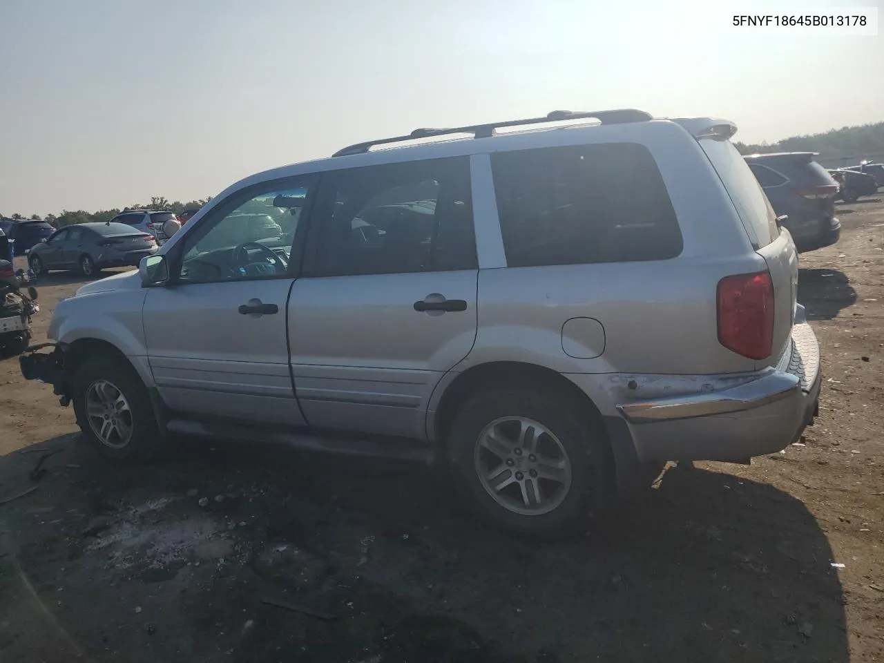 2005 Honda Pilot Exl VIN: 5FNYF18645B013178 Lot: 69154474