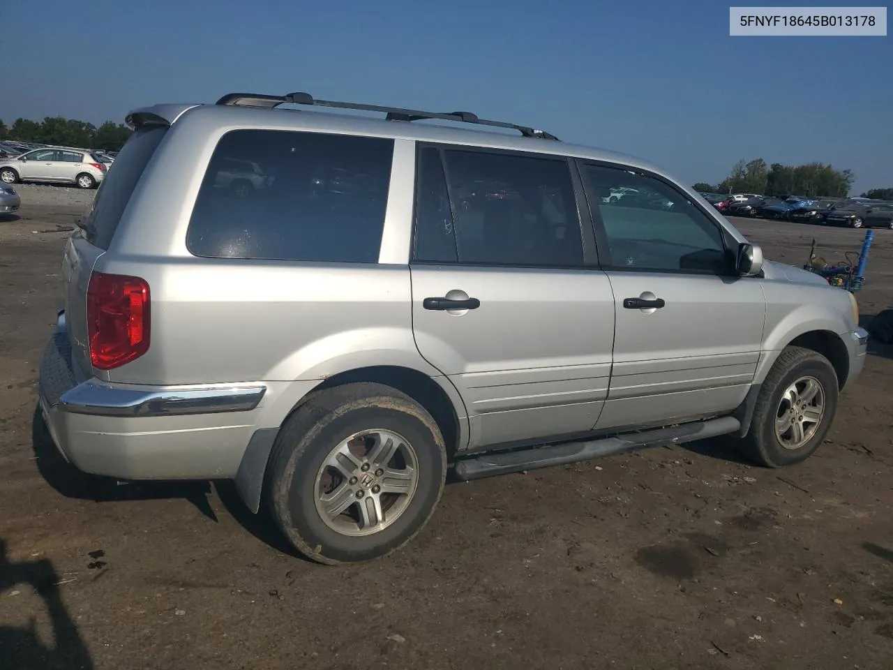 2005 Honda Pilot Exl VIN: 5FNYF18645B013178 Lot: 69154474