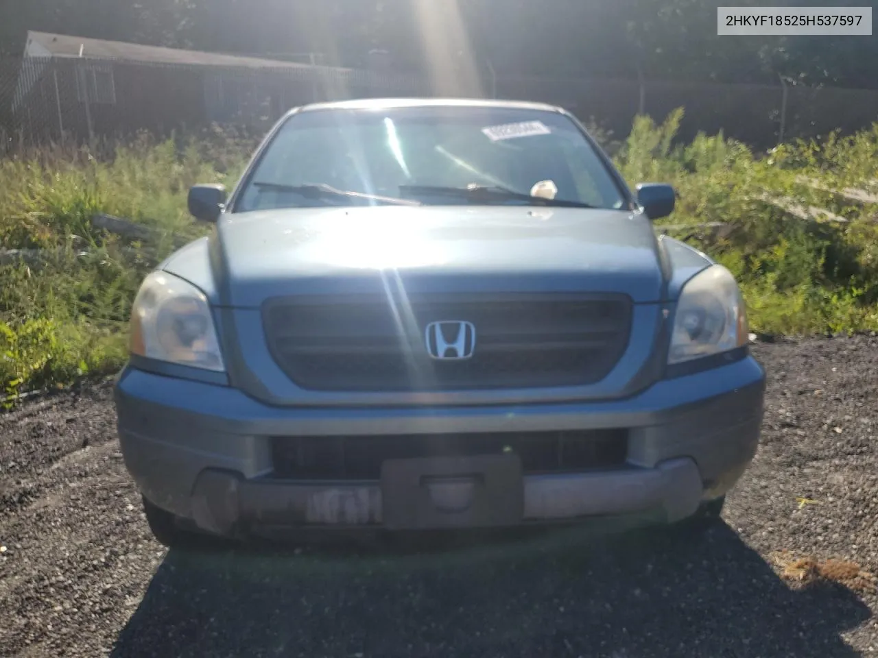 2005 Honda Pilot Exl VIN: 2HKYF18525H537597 Lot: 69230544