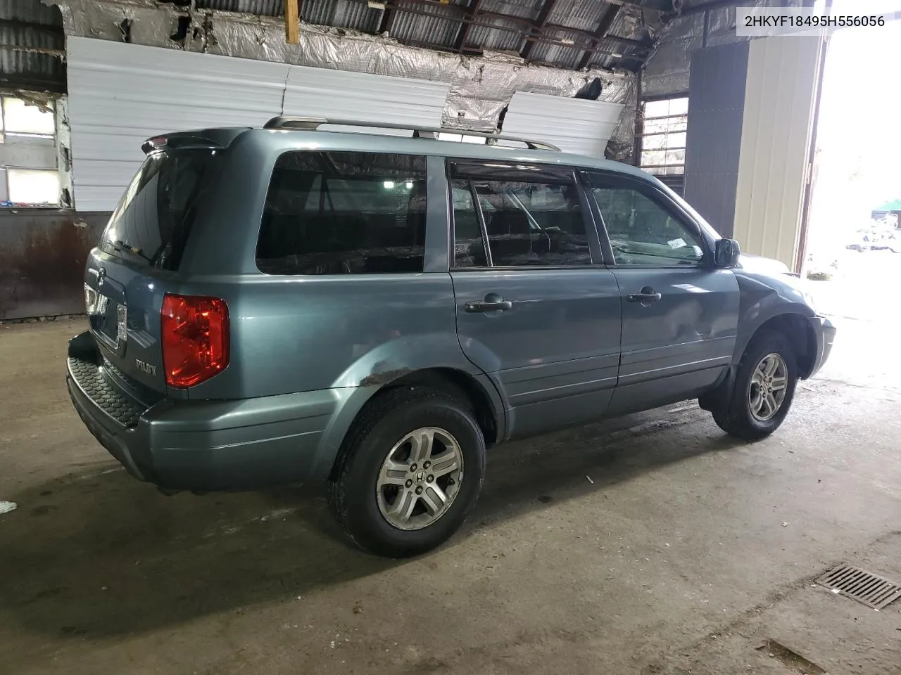 2005 Honda Pilot Ex VIN: 2HKYF18495H556056 Lot: 69644414