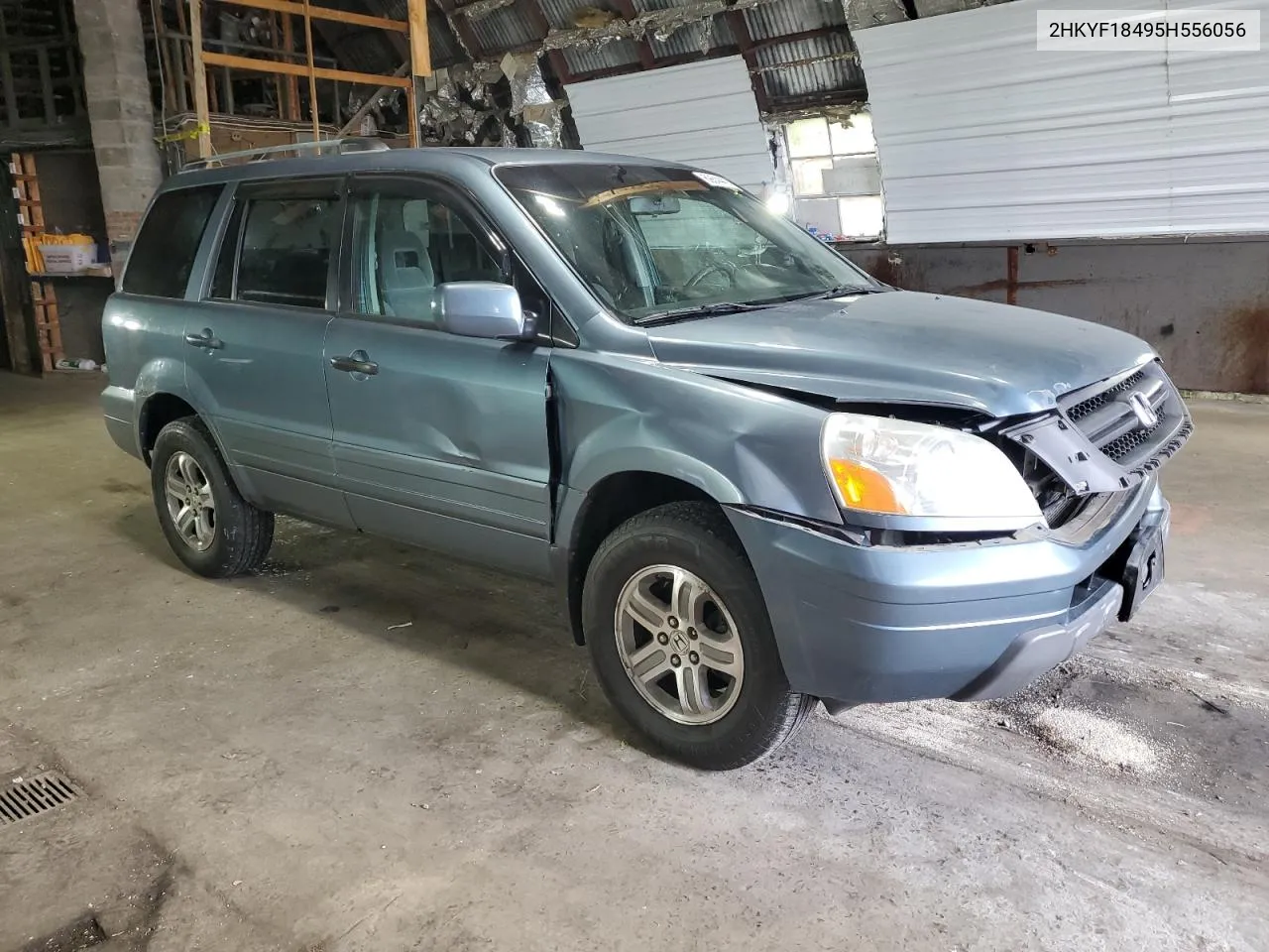 2005 Honda Pilot Ex VIN: 2HKYF18495H556056 Lot: 69644414