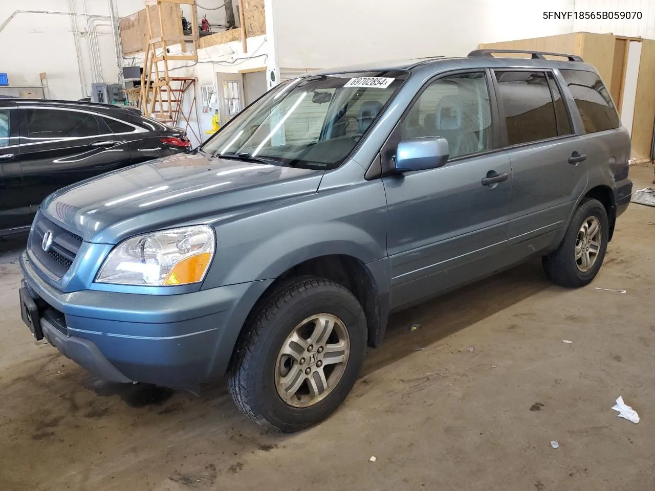 2005 Honda Pilot Exl VIN: 5FNYF18565B059070 Lot: 69702854