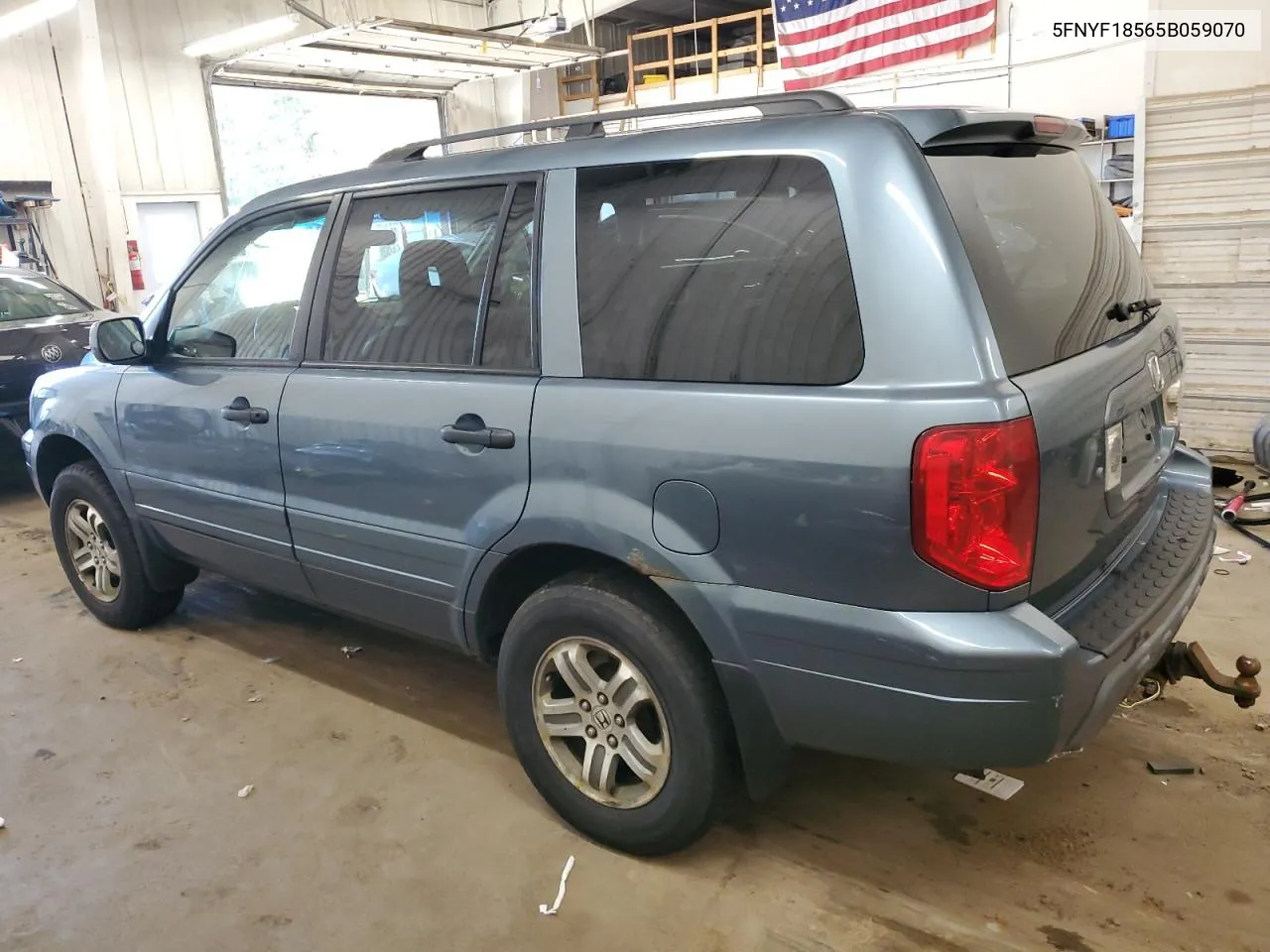 2005 Honda Pilot Exl VIN: 5FNYF18565B059070 Lot: 69702854