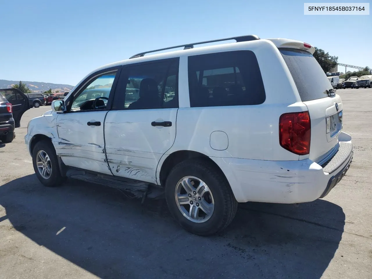 2005 Honda Pilot Exl VIN: 5FNYF18545B037164 Lot: 71222584