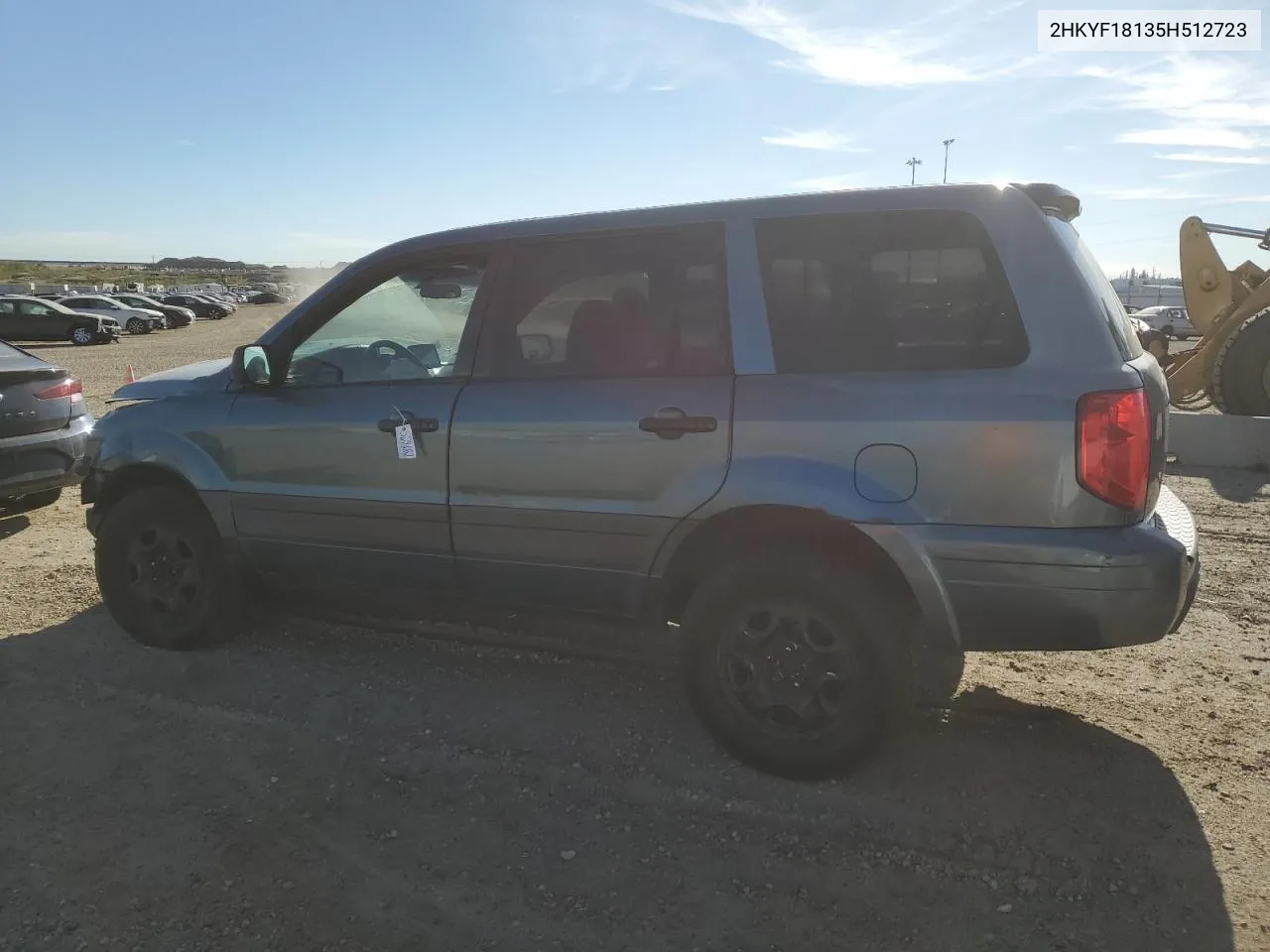 2005 Honda Pilot Lx VIN: 2HKYF18135H512723 Lot: 71952534