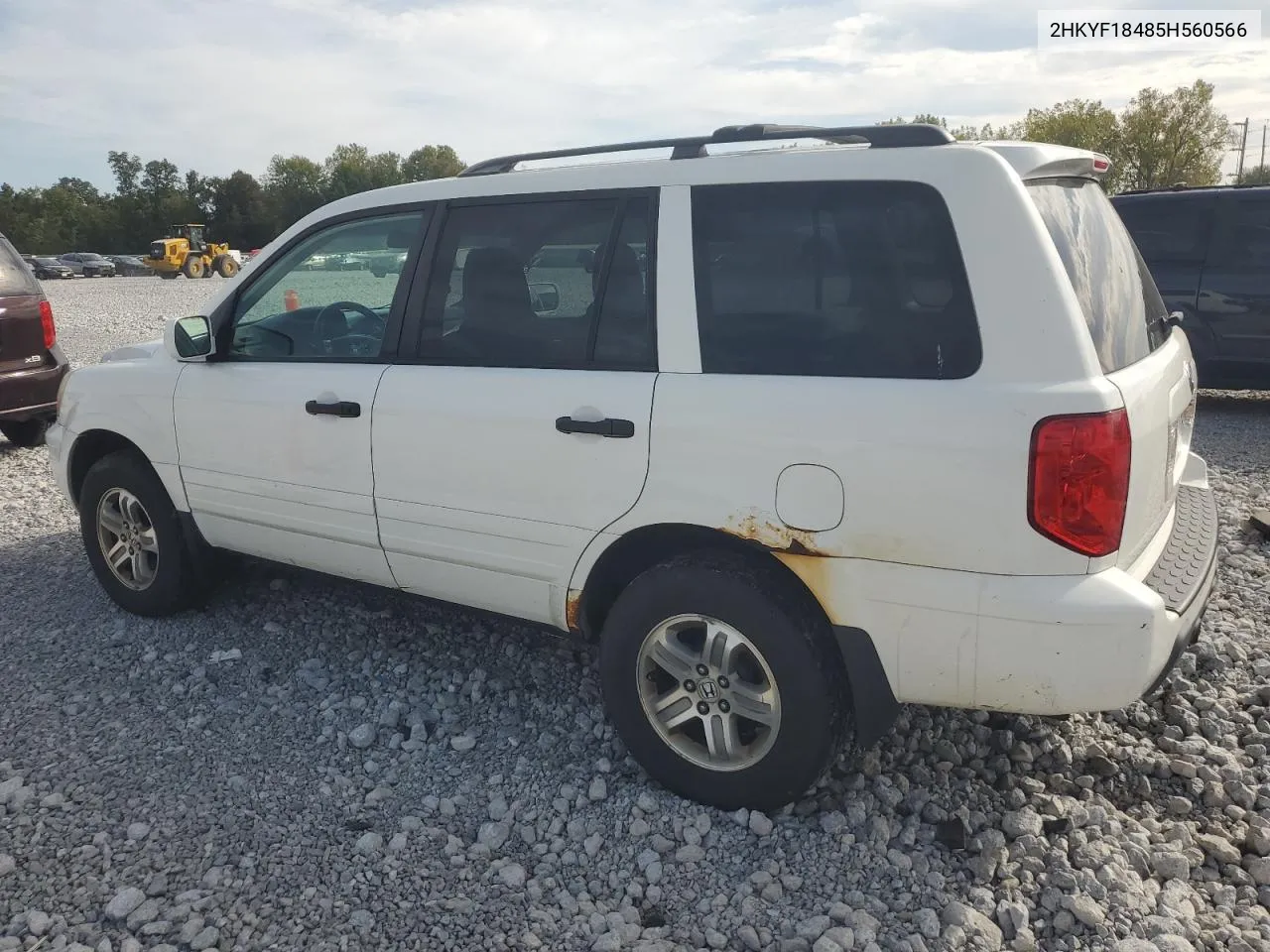 2005 Honda Pilot Ex VIN: 2HKYF18485H560566 Lot: 71979894