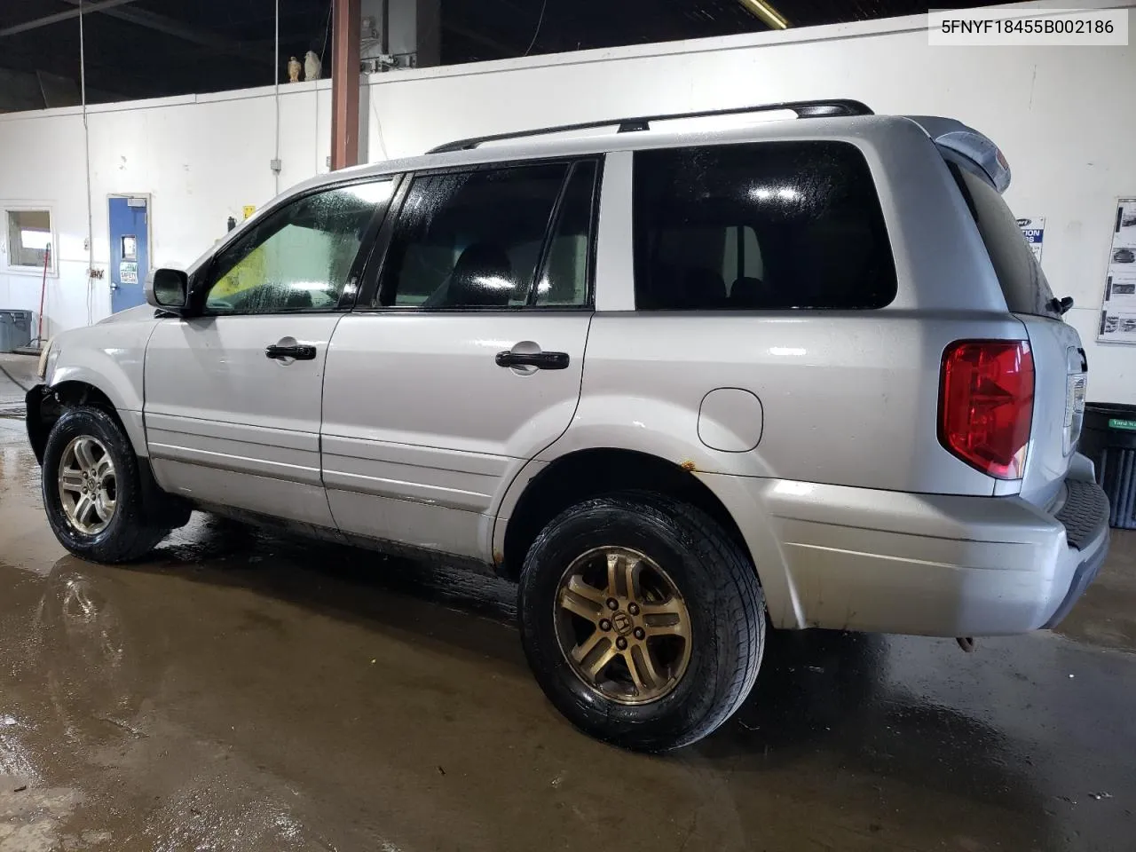 2005 Honda Pilot Ex VIN: 5FNYF18455B002186 Lot: 72441184