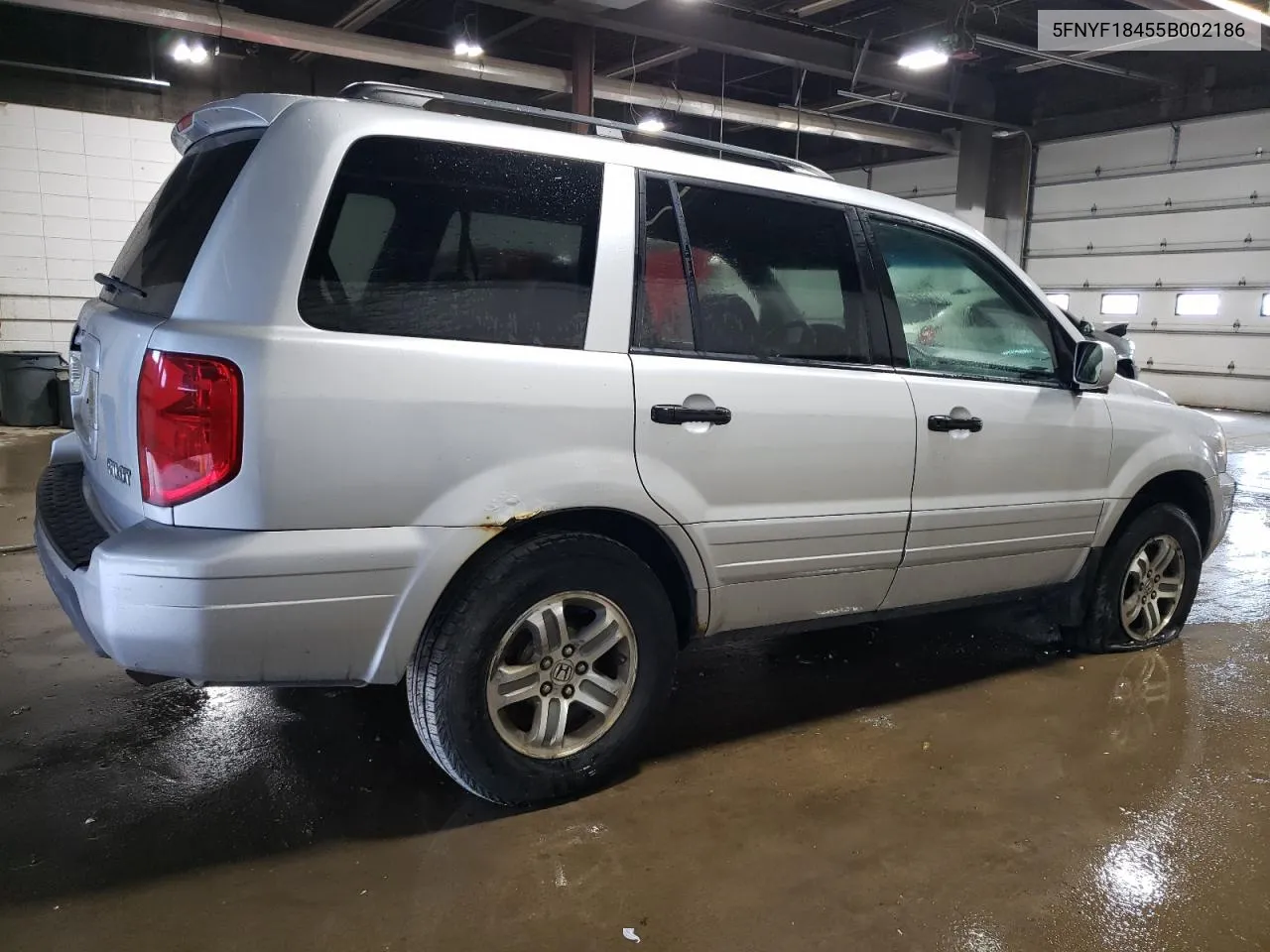 2005 Honda Pilot Ex VIN: 5FNYF18455B002186 Lot: 72441184