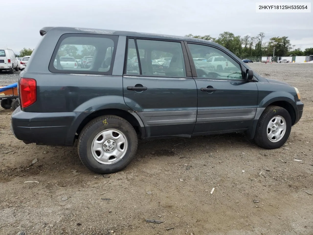 2005 Honda Pilot Lx VIN: 2HKYF18125H535054 Lot: 72717494