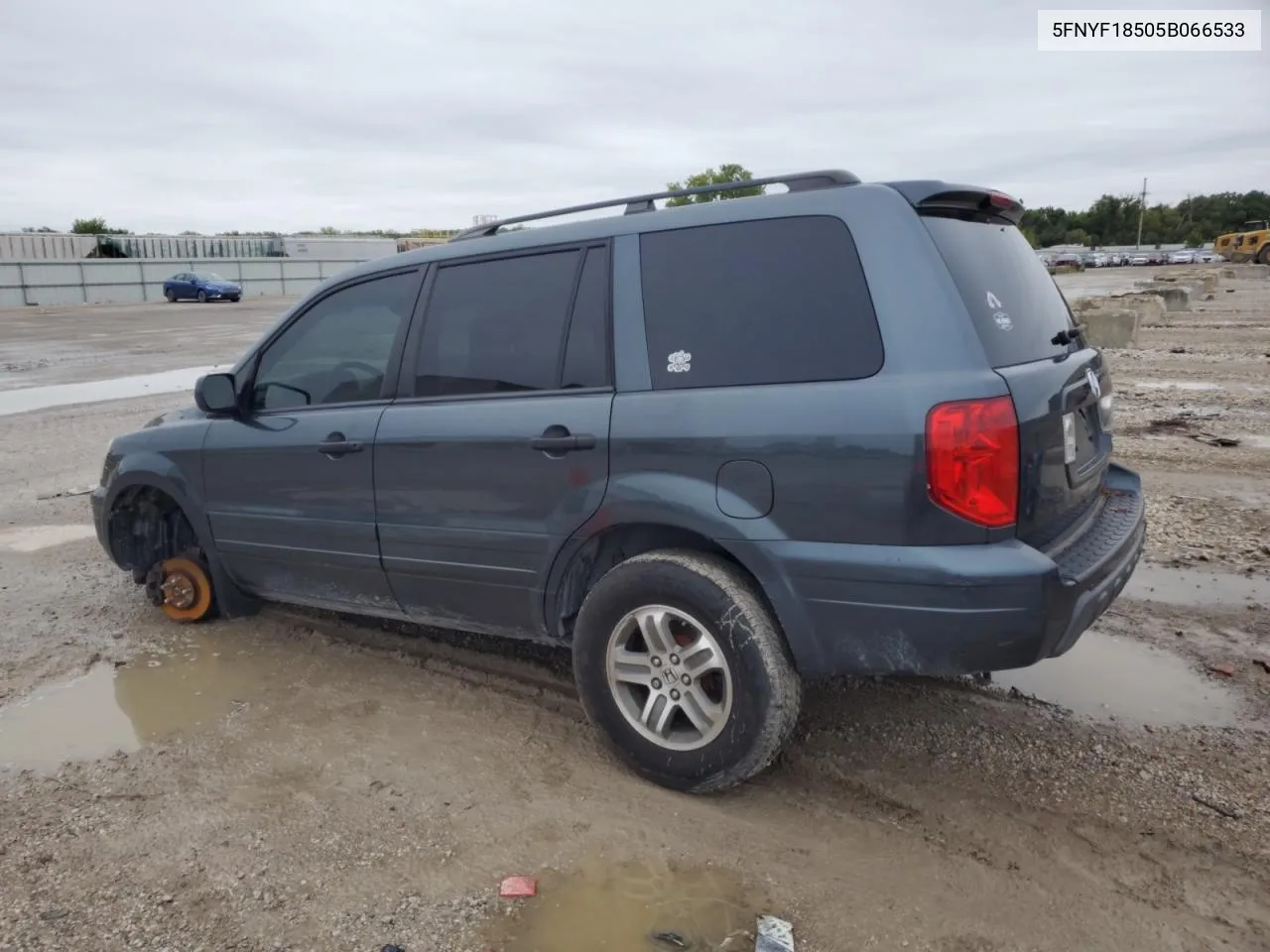 2005 Honda Pilot Exl VIN: 5FNYF18505B066533 Lot: 72913174