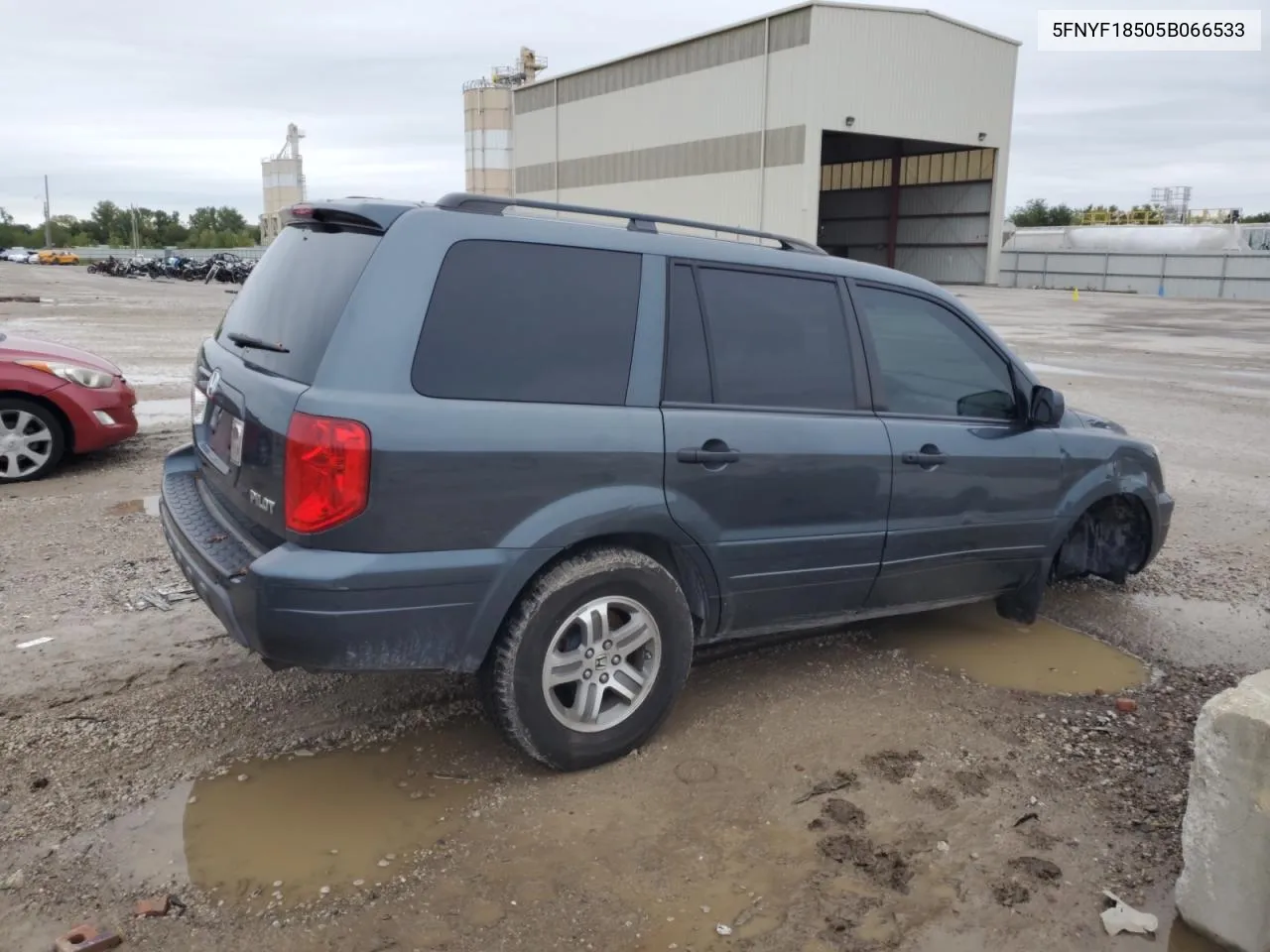 2005 Honda Pilot Exl VIN: 5FNYF18505B066533 Lot: 72913174