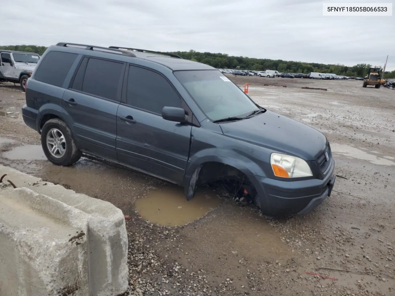 2005 Honda Pilot Exl VIN: 5FNYF18505B066533 Lot: 72913174