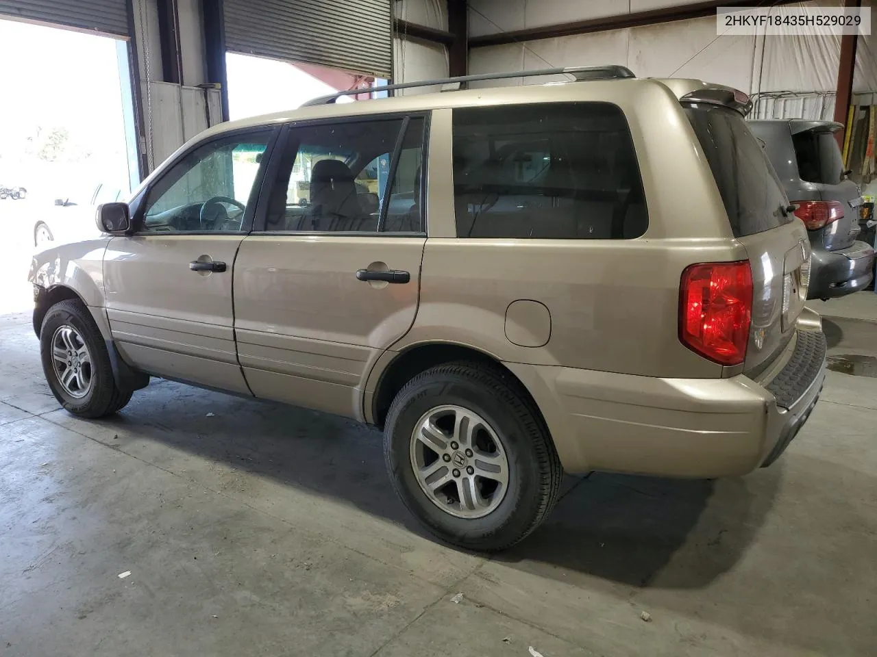 2005 Honda Pilot Ex VIN: 2HKYF18435H529029 Lot: 75840104