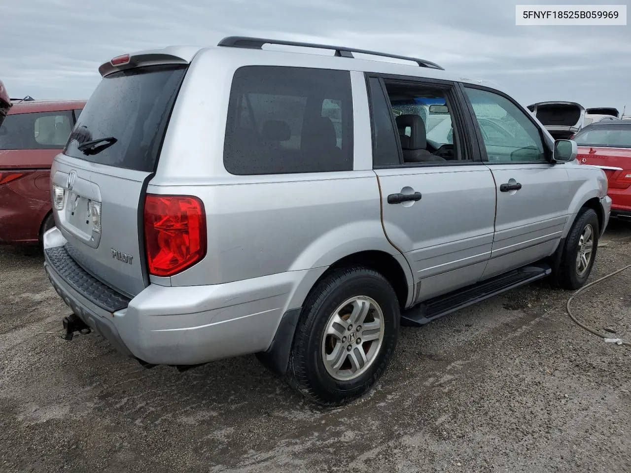 2005 Honda Pilot Exl VIN: 5FNYF18525B059969 Lot: 76016024