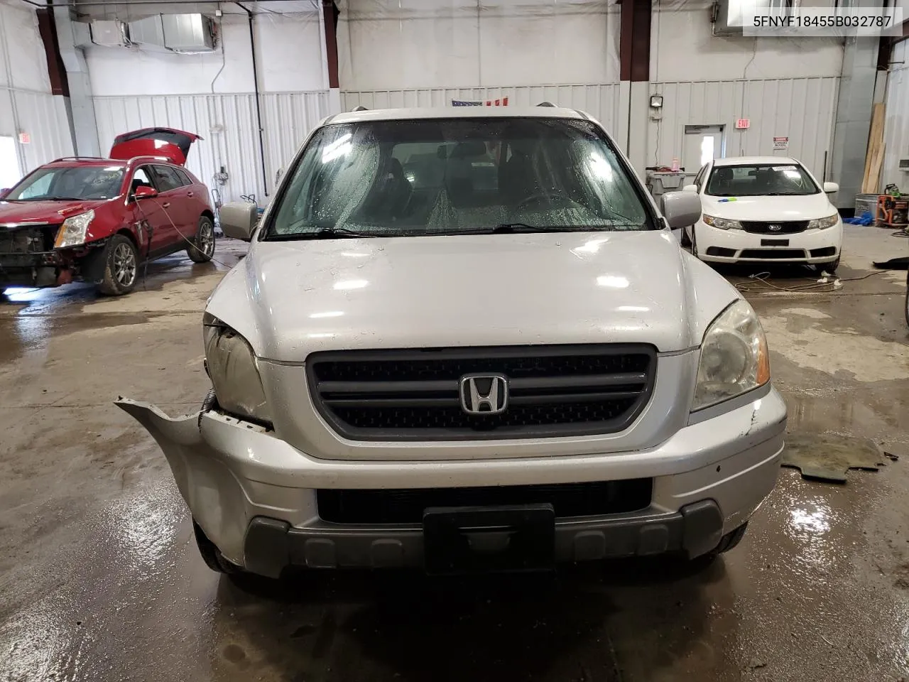 2005 Honda Pilot Ex VIN: 5FNYF18455B032787 Lot: 76102054