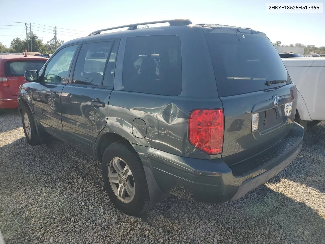 2005 Honda Pilot Exl VIN: 2HKYF18525H517365 Lot: 76465844