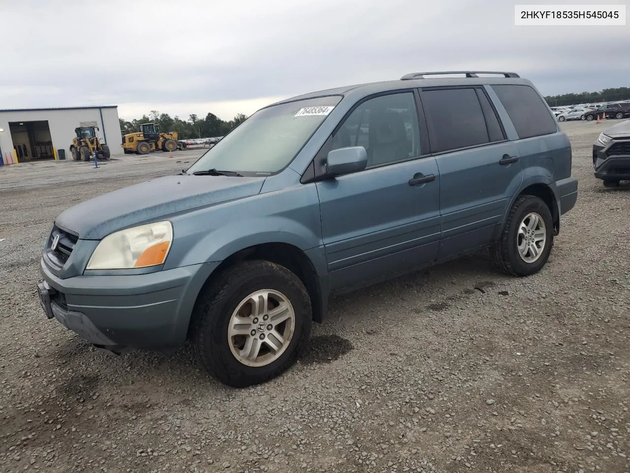 2005 Honda Pilot Exl VIN: 2HKYF18535H545045 Lot: 76485364