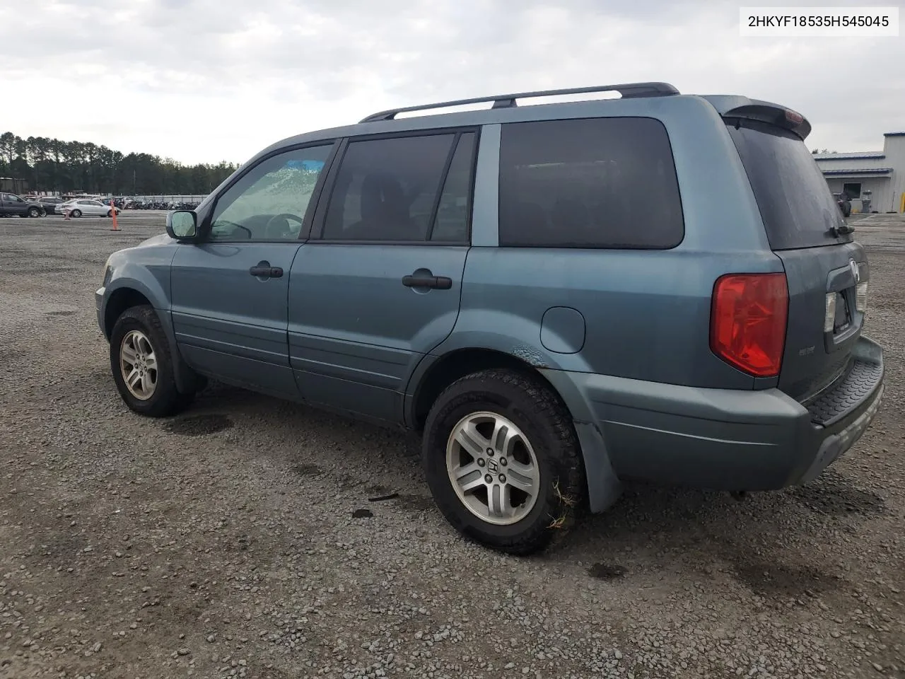 2005 Honda Pilot Exl VIN: 2HKYF18535H545045 Lot: 76485364