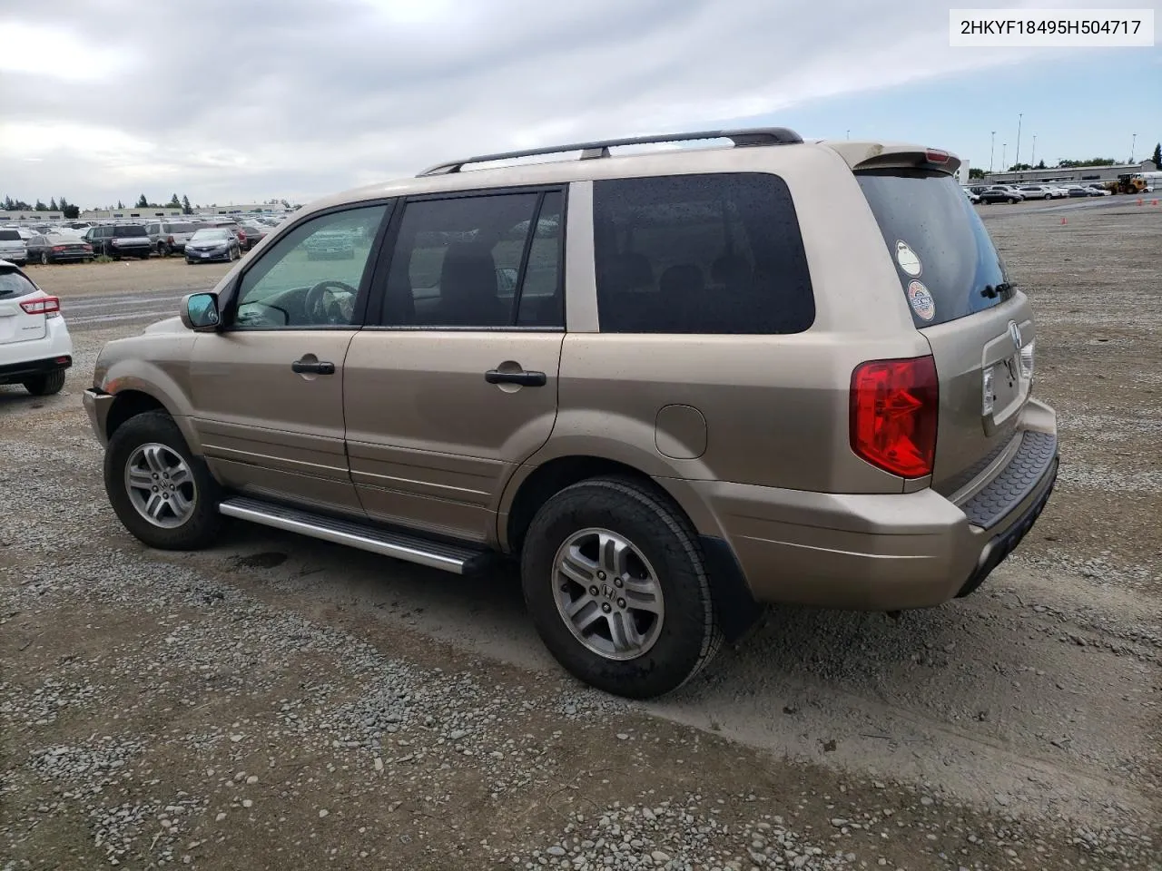 2005 Honda Pilot Ex VIN: 2HKYF18495H504717 Lot: 76511544