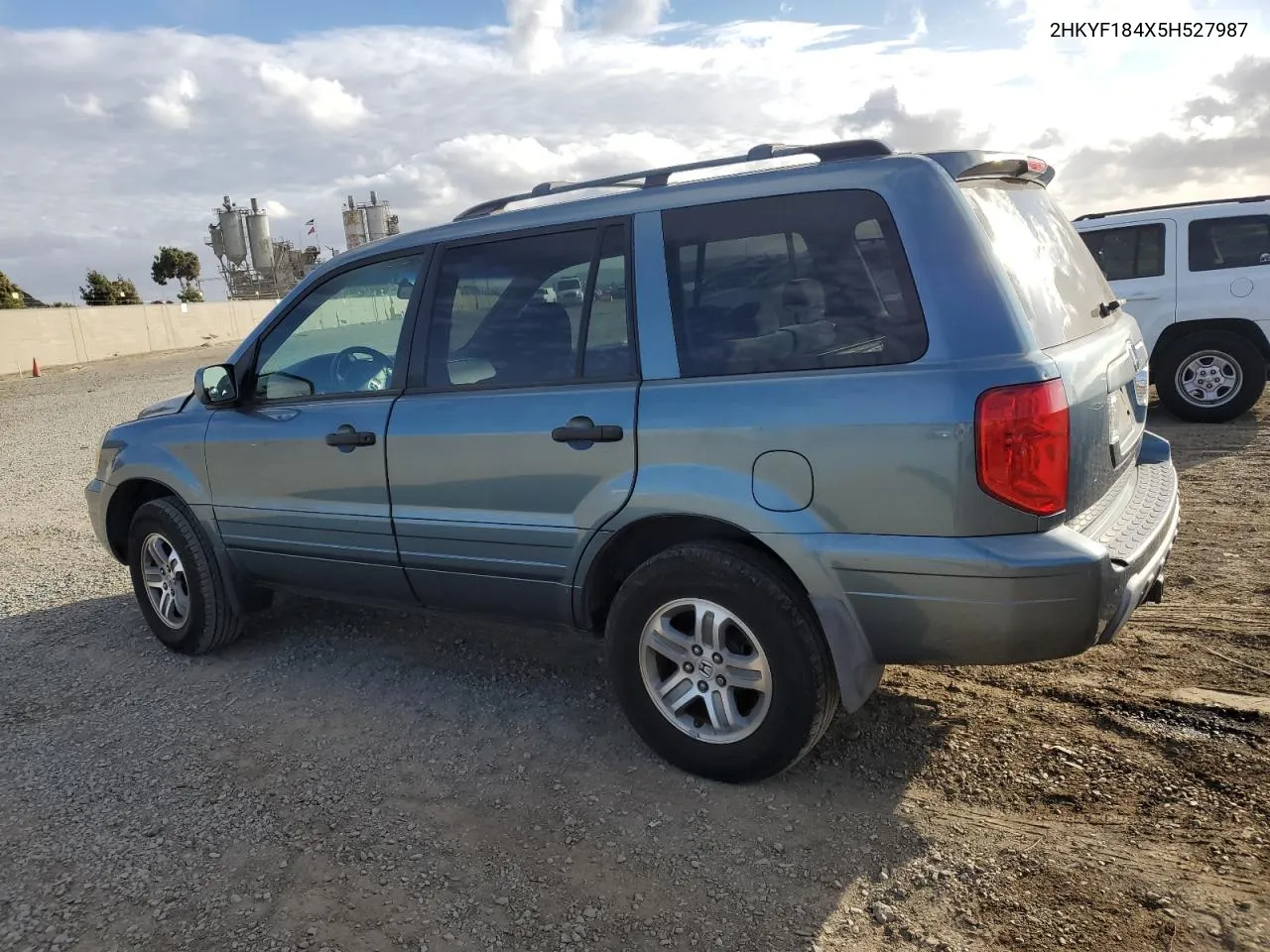 2005 Honda Pilot Ex VIN: 2HKYF184X5H527987 Lot: 77321234